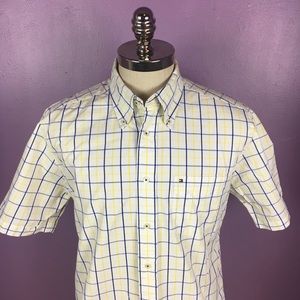 Tommy Hilfiger 80’s 2 ply checkered short sleeve